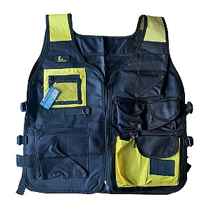 Colete para Ferramentas com 7 Bolsos e Porta Crachá Lotus 2818