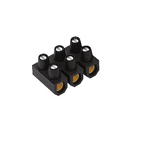 Conector 6mm² Múltiplo Barra com 3 bornes para Condutor Elétrico Fame