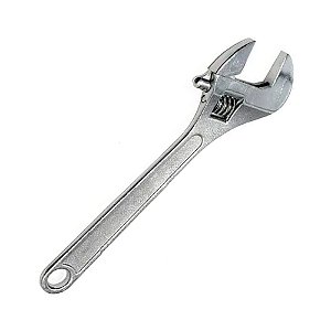 Chave Inglesa Ajustável Aço Temperado Cromado 8'' 20cm Lotus 5459