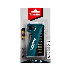 Jogo de Bits de Torção Impacto para Parafusar 11 Peças Makita E-03567