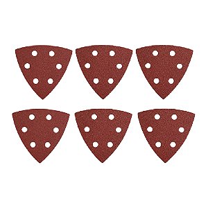 Folhas de Lixa Delta para Multi Ferramenta Multi Grãos 6 Unidades Black+Decker BDASP6-LA