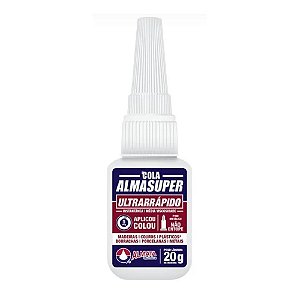 Cola Instantânea Ultrarápido Almasuper 20g Almata