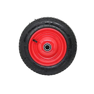 Pneu Completo para Carrinho com Câmara e Roda 3,25x8 Capacidade até 100Kg Lotus 3964