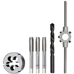Jogo de Macho e Cossinete M9 x 1,25mm 6 Peças Lotus 1222