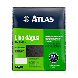 Lixa Folha D'água Grão 400 Atlas 30/400