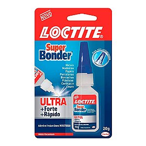 Adesivo Instantâneo Multiuso Ultra Super Bonder 20g Loctite