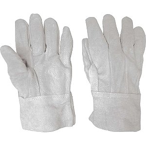 Luva de Raspa com Reforço na Palma 7cm Quality Kouros