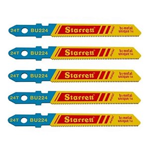Lâmina de Serra Tico-Tico para Metal BU224 50mm Starrett 5 Peças