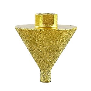 Fresa Diamantada Cônica Porcelanato M14 5mm a 38mm Atopy