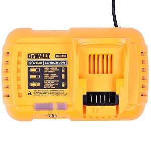 Carregador de Bateria Rápido Flexvolt 20V a 60V DCB118 Dewalt