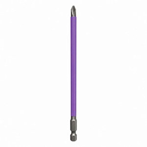 Ponteira Phillips Bits Ph2 com Imã Longa Antiderrapante 150mm x 1/4'' Lotus 3189  Avulsa