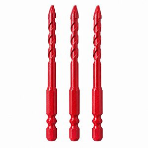 Kit 3 Brocas para Porcelanato 6mm x 1/4'' Cortag 63068