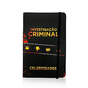Agenda de Notas Investigação Criminal Celebridades 12 x 18