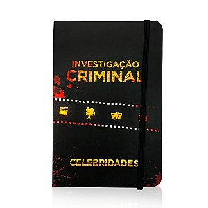 Agenda de Notas Investigação Criminal Celebridades 14 x 21