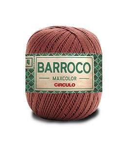 Barbante Barroco Maxcolor Nº4 200g Círculo cor  Café 7738