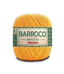 Barbante Barroco Maxcolor Nº4 200g Círculo cor Ouro 1449