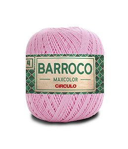 Barbante Barroco Maxcolor Nº4 200g Círculo cor Rosa 3526