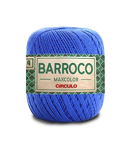 Barbante Barroco Maxcolor Nº4 200g Círculo cor Azul bic 2829