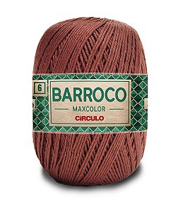 Barbante Barroco Maxcolor Nº6 400g Círculo cor Café 7738