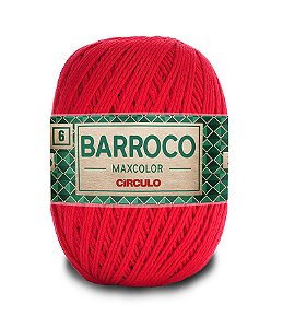 Barbante Barroco Maxcolor Nº6 400g Círculo cor Malagueta 3501