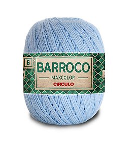 Barbante Barroco Maxcolor Nº6 400g Círculo cor Azul candy 2012