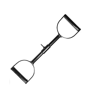 Puxador Roldana Alta c/Estribo 80cm Revestido, Maciço, c/giro