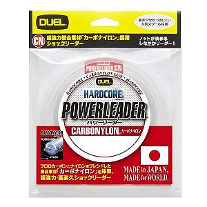 Linha Leader Fluorocarbono Hardcore Powerleader CN 50m 0,81mm