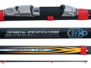 Vara de Pesca Fuji Legend 3,57m Carbono 295grm (120grm)