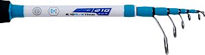 Vara de Pesca Seasquid Telescopica 2,1m Carbono 128grm (5-25grm)