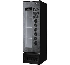 CERVEJEIRA FRICON 284 LITROS, PORTA C/VISOR VIDRO, VCFC 284D - 220V