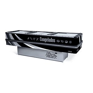 ILHA PARA CONGELADOS DUPLA ACAO 3METROS, PRETA ,PICP300 - 220V, POLAR