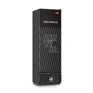 VISA COOLER CERVEJEIRO 400 LITROS PORTA SOLIDA, PRETA - 220V - REFRIMATE