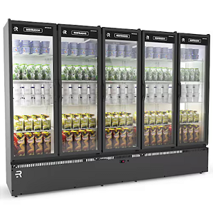 AUTO SERVICO VANGUARD RESFRIADOS ASVR5P, 5 PORTAS PRETO - 220V - REFRIMATE