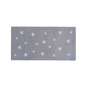 Tapete Quarto Infantil Estrelas Azul - 0,65 x 1,25