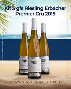 2015 Erbacher Steinmorgen Riesling Erste Lage (Premier Cru) - Kit c/ 3 garrafas