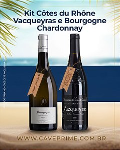 Kit Vacqueyras 2020 e Borgonha chardonnay 2020