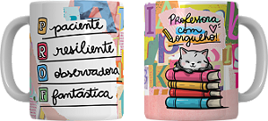 Caneca Personalizada Porcelana Professora