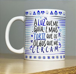 Caneca Personalizada de Porcelana Luz que me guia