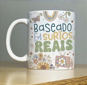 Caneca Personalizada de Porcelana Baseado em surtos reais