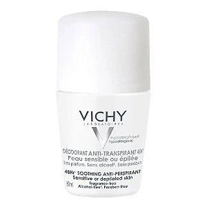 Vichy Desodorante Antitranspirante 48h Roll On Peles Sensíveis 50ml