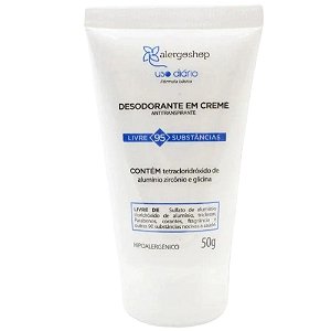 Alergoshop Desodorante Em Creme Uso Diário 50g