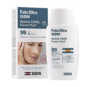 Isdin Fusion Fluid Active Unify Sem Cor FPS99 50ml