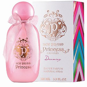 New Brand Prestige Princess Dreaming Perfume Feminino Eau de Parfum 100ml