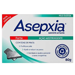Asepxia Sabonete Forte Ação Adstringente 80g