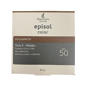Mantecorp Episol Color Pó Compacto Tom 3 Médio FPS50 10g