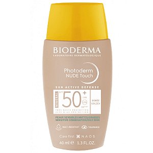 Bioderma Photoderm Nude Touch Fps50+ Dourado 40ml