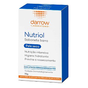 Darrow Nutriol Sabonete Barra Pele Seca 70g