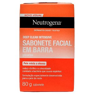 Neutrogena Deep Clean Sabonete Barra Facial 80g