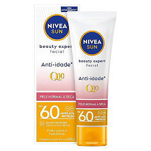 Nivea Sun Beauty Expert Facial Anti-idade Q10 Fps 60 50g