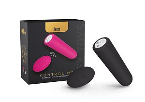 CONTROL ME VIBRADOR BULLET EM SILICONE COM CONTROLE SEM FIO INTT PRETO